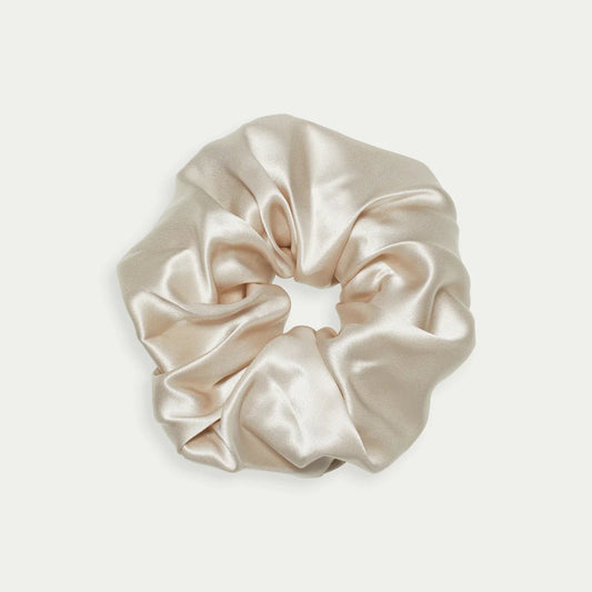 Silk Scrunchie - Abalone Kitty Paloma