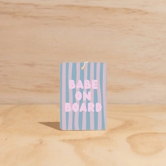 Babe on Board Air Freshener - Biarritz The Commonfolk Traders