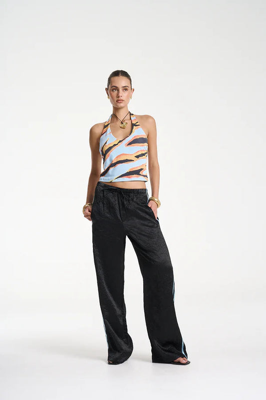 Boxer Pant - Black/Blue Summi Summi