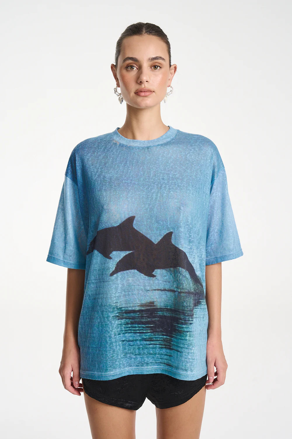 Double Dolphin Tee - Blue Summi Summi