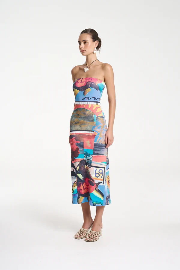 Strapless Midi - Loco Summi Summi