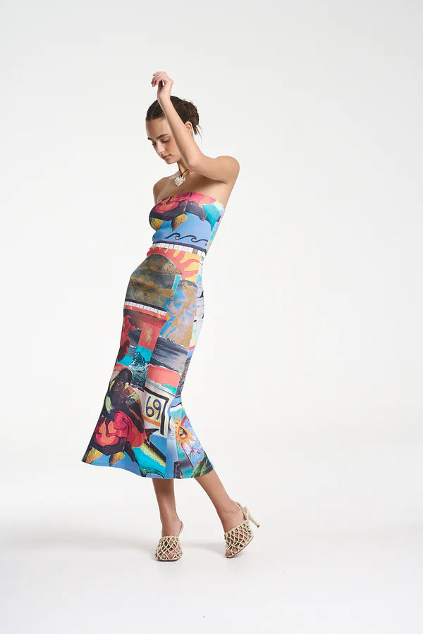 Strapless Midi - Loco Summi Summi