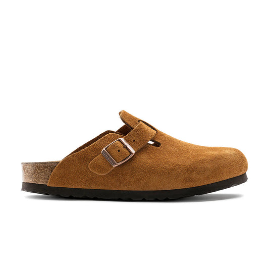 Boston - SFM Mink Suede Leather Birkenstock