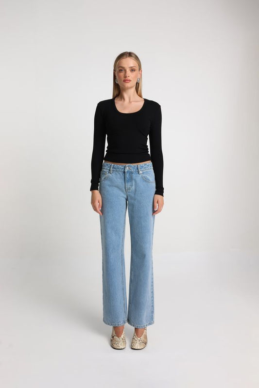 Malani Top - Black Madison
