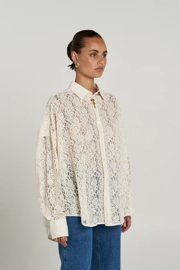 Fleur LS Shirt - Ecru Summi Summi