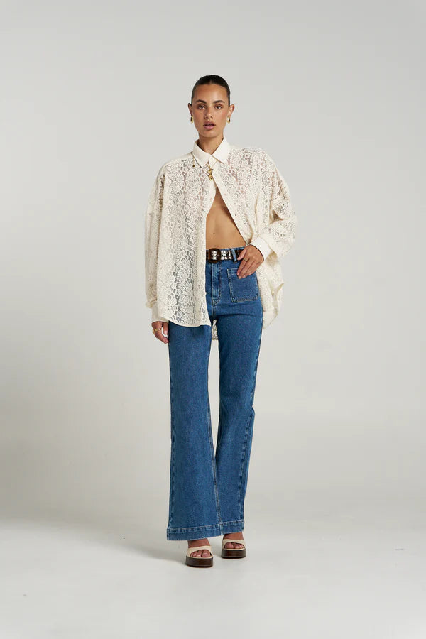 Fleur LS Shirt - Ecru Summi Summi