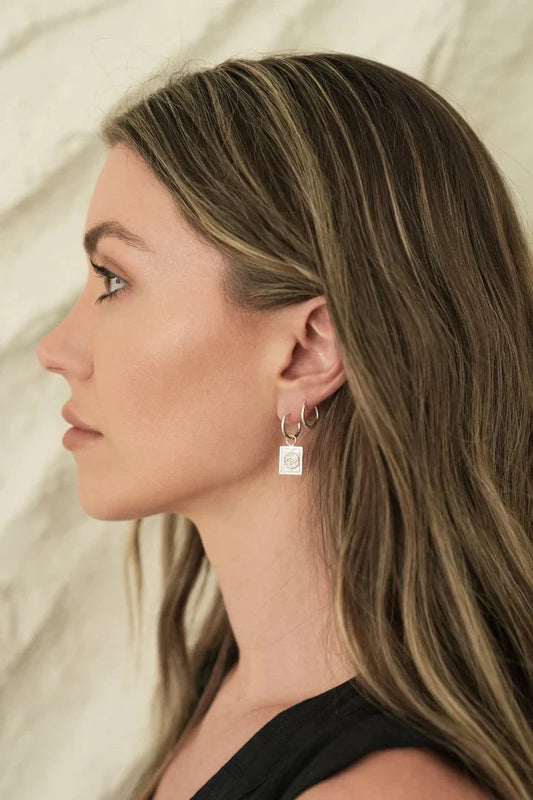Evil Eye Earrings - Sterling Silver Nusands