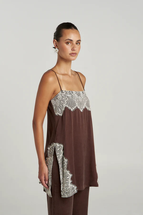 Florence Shift Top - Espresso Summi Summi