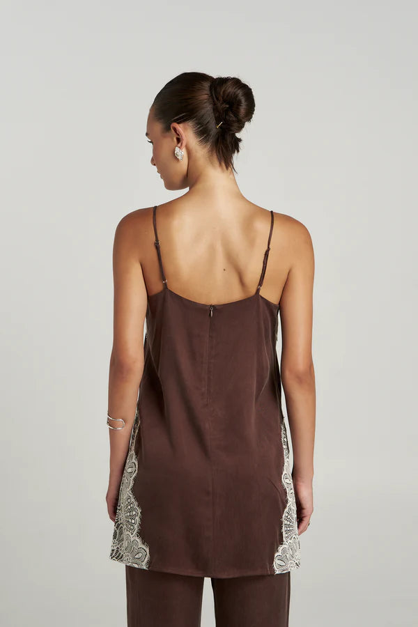 Florence Shift Top - Espresso Summi Summi