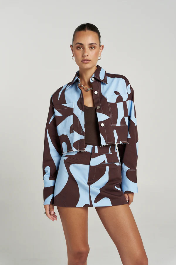Cropped Shacket - Mirage Summi Summi