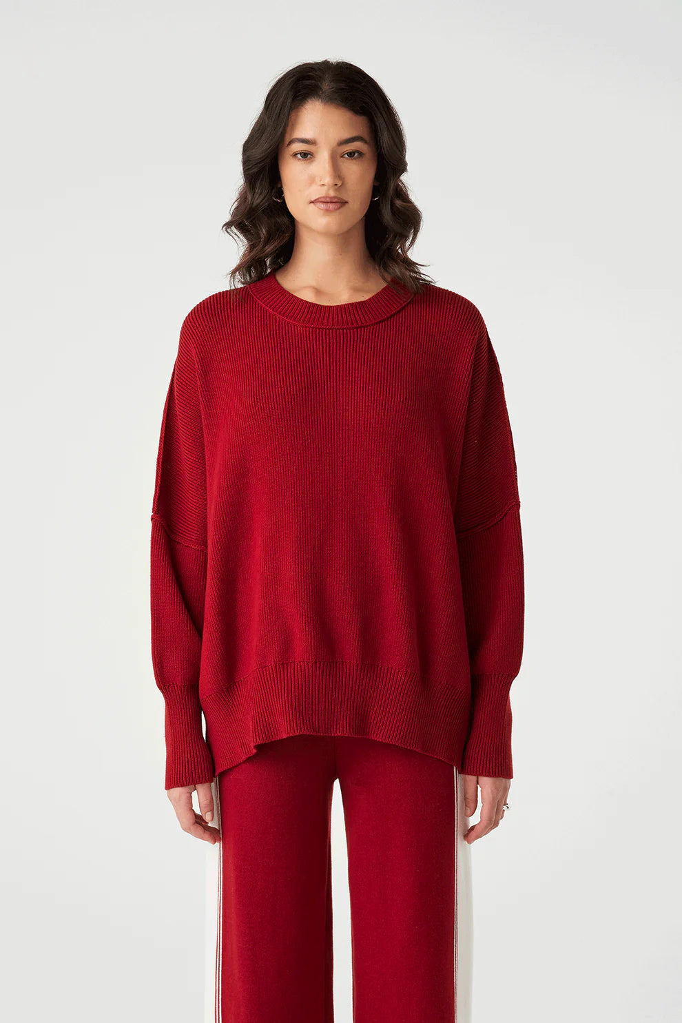 Harper Sweater - Wine Arcaa