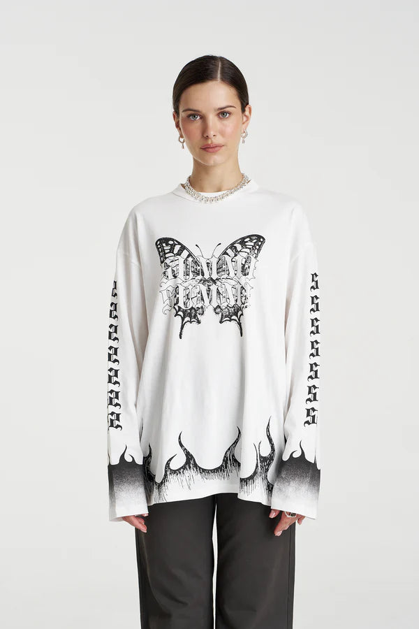 Eden LS Tee - Lily White Summi Summi