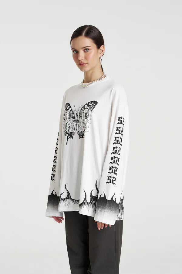 Eden LS Tee - Lily White Summi Summi