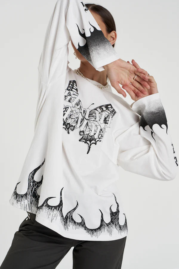 Eden LS Tee - Lily White Summi Summi
