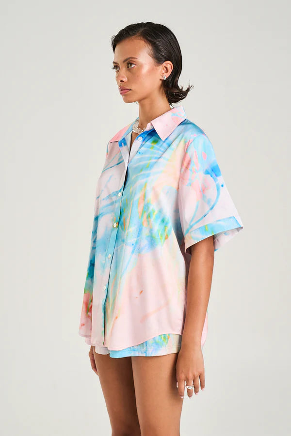 Button Up Shirt - Medusa Phase Summi Summi