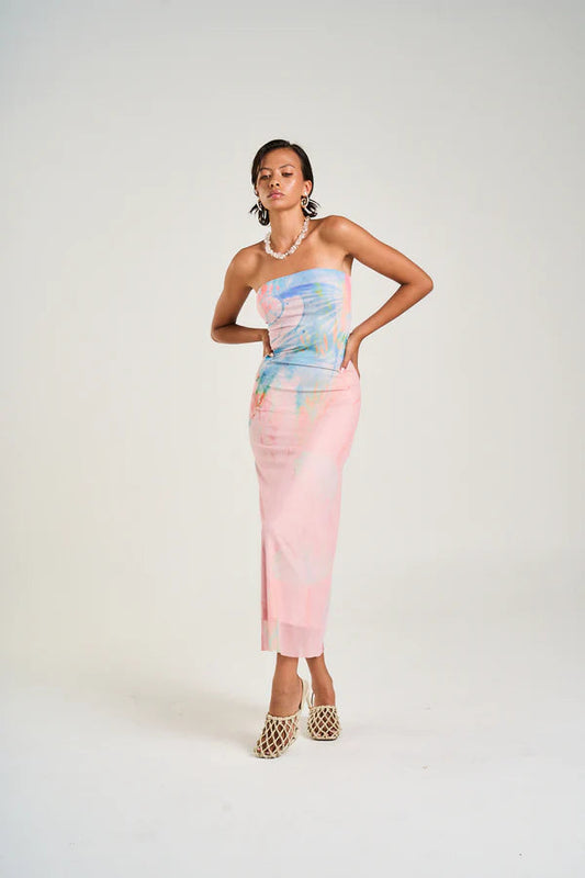 Strapless Mesh Dress - Medusa Phase Summi Summi