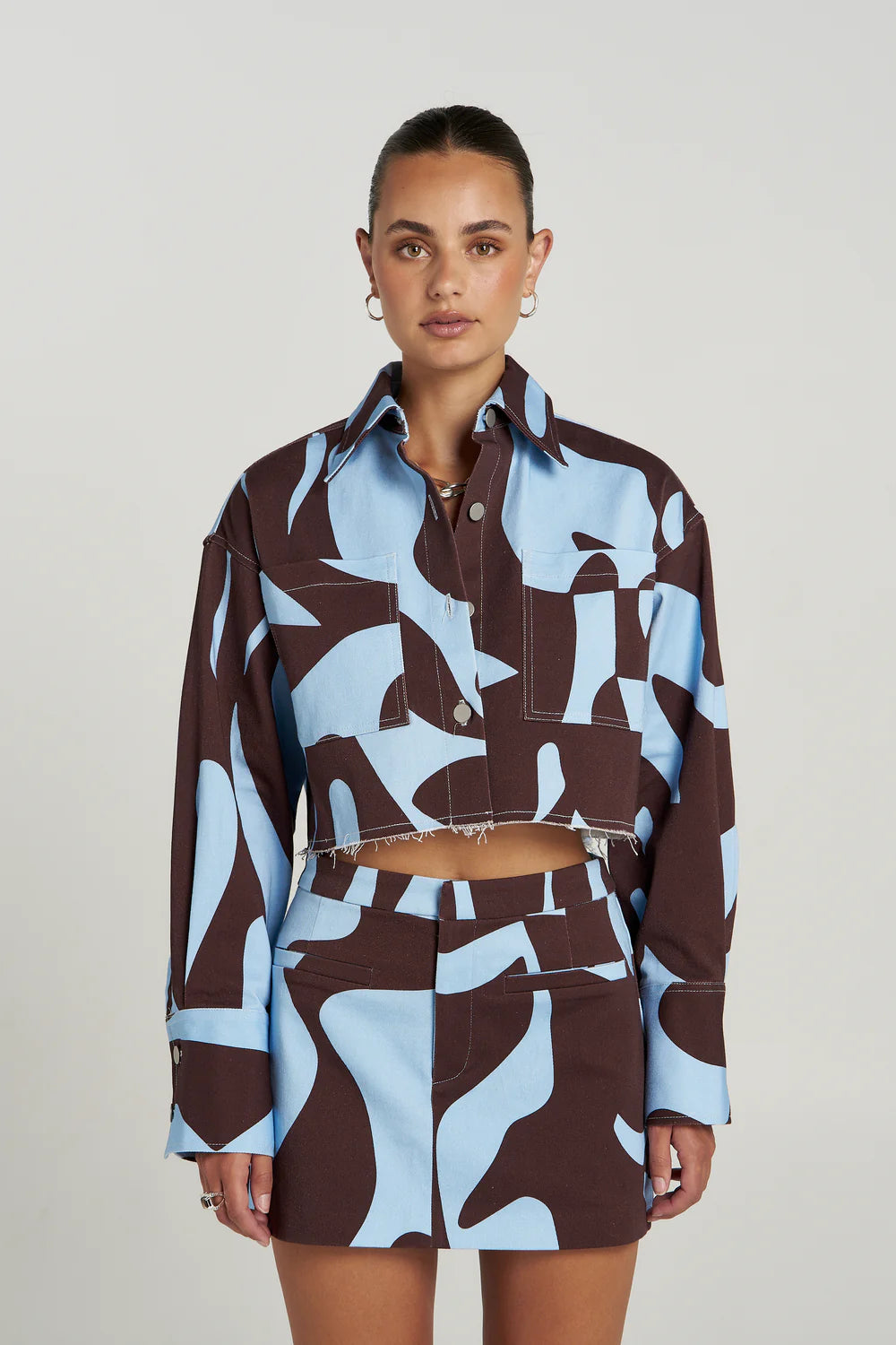Cropped Shacket - Mirage Summi Summi