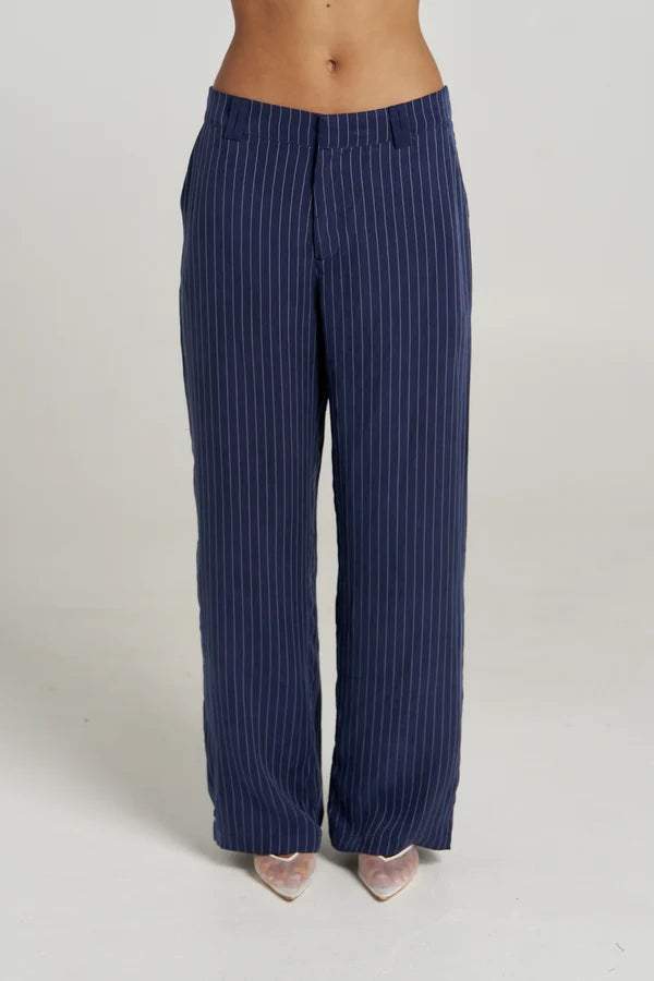 Boss Pant - Navy Pinstripe Summi Summi