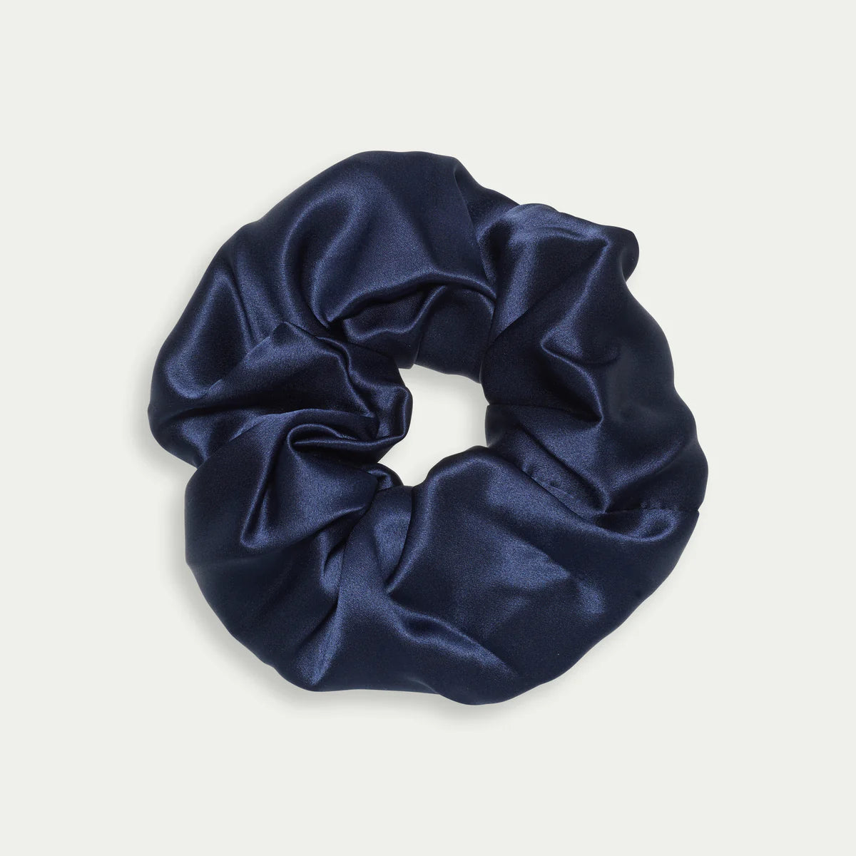 Silk Scrunchie - Navy Blue Kitty Paloma