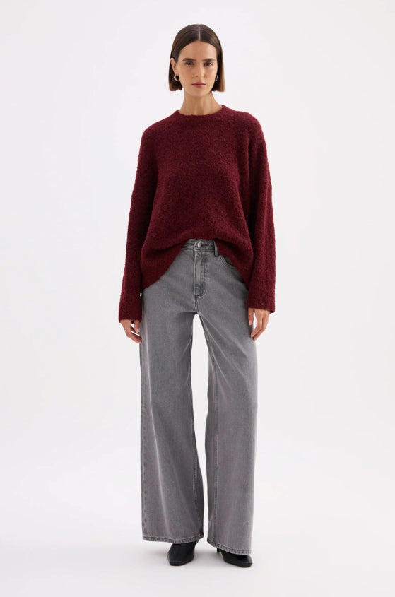 Elias Knit - Oxblood Nude Lucy