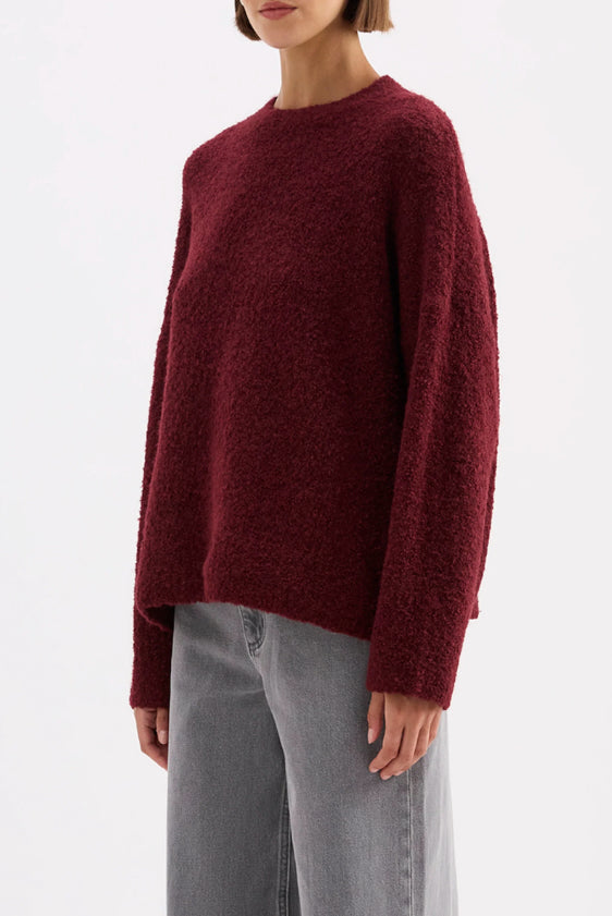 Elias Knit - Oxblood Nude Lucy