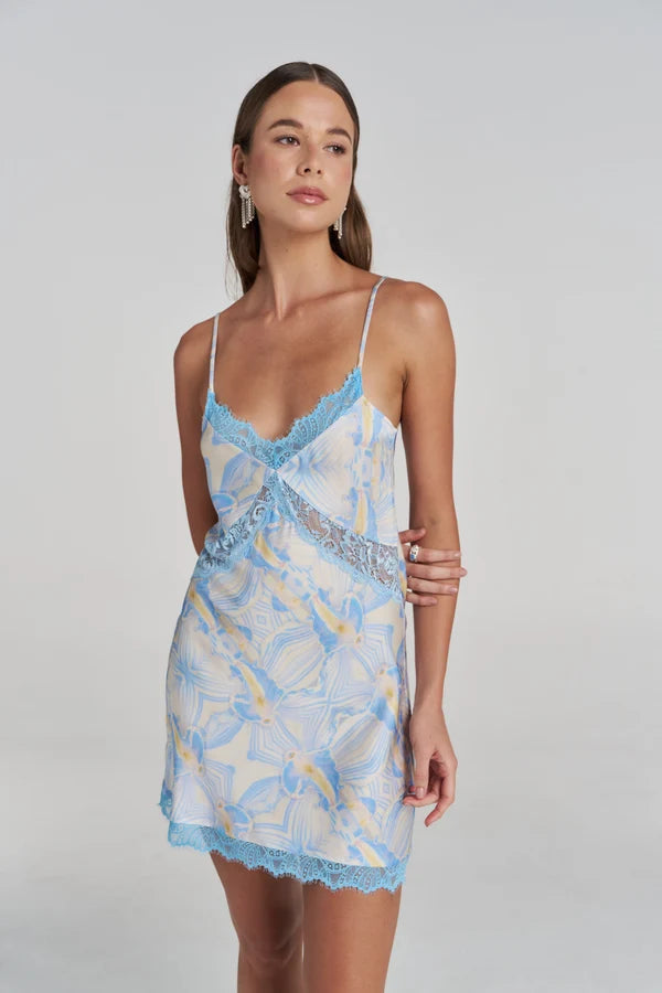 Siren Lace Mini Dress - Orchid Prism Summi Summi