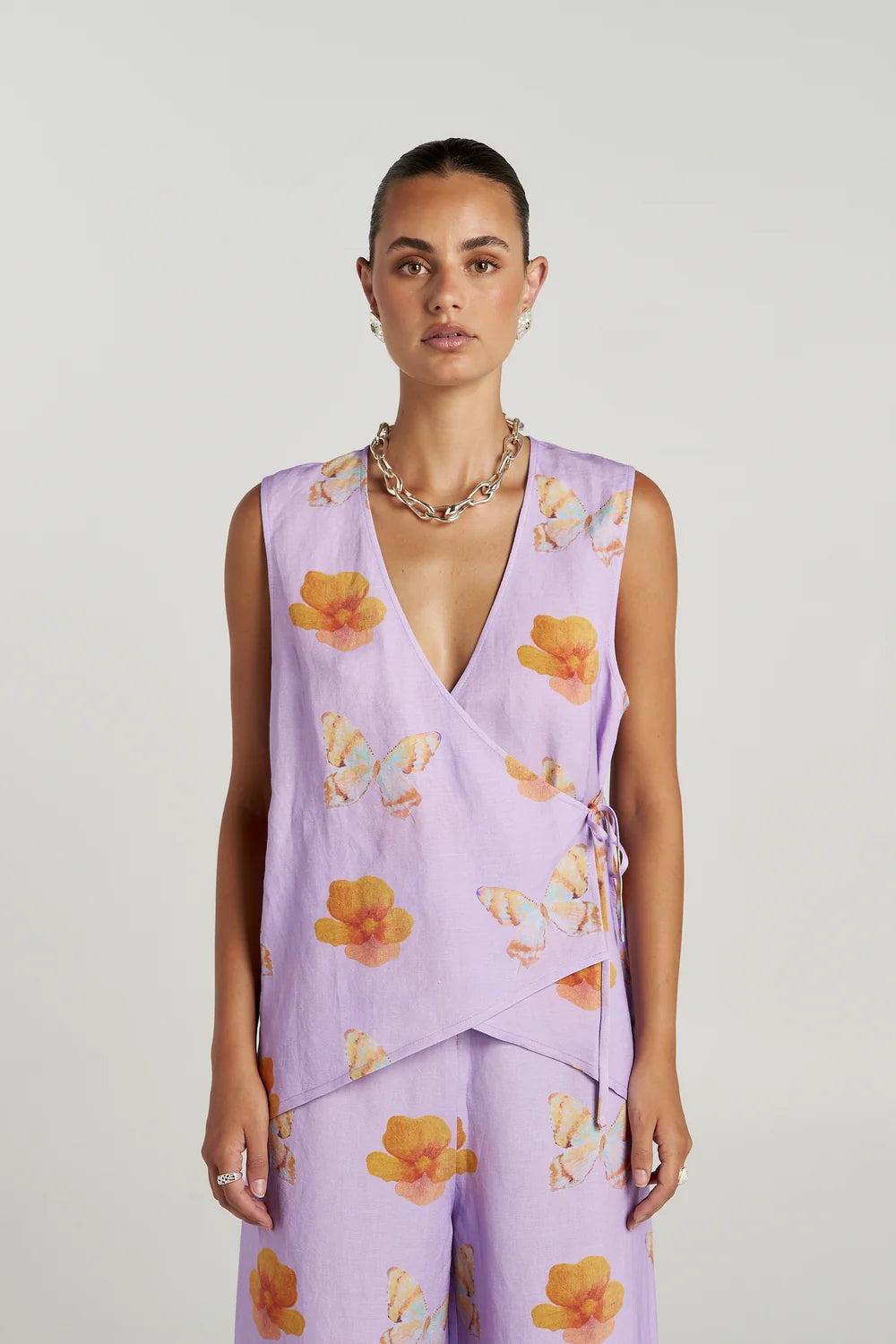 Tie Front Vest - Reverie Summi Summi