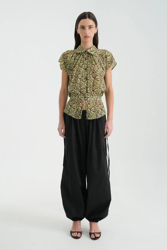 Arc Balloon Pants - Noir Rowie