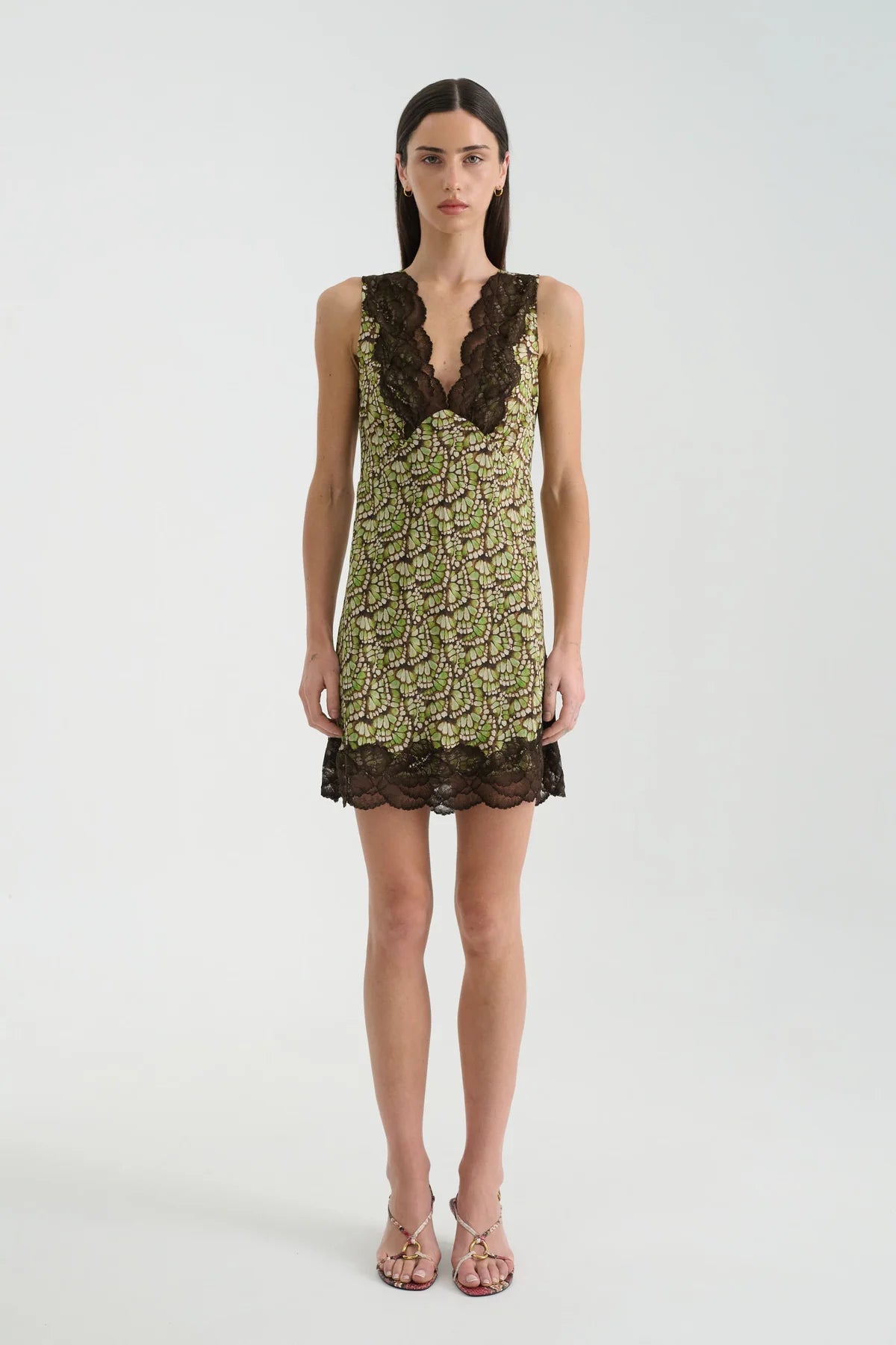Annie Silk Mini Dress - Papillion Rowie