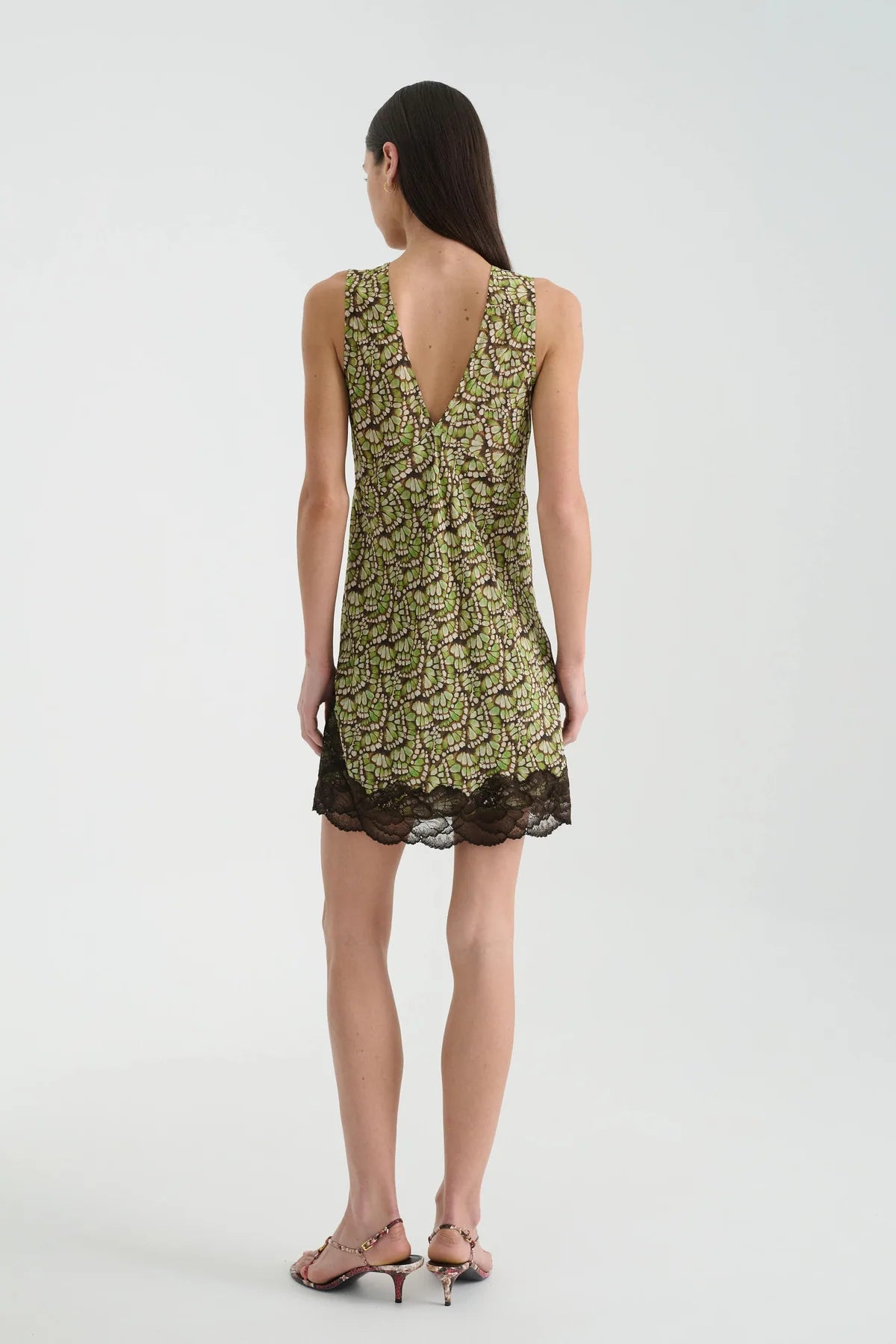 Annie Silk Mini Dress - Papillion Rowie