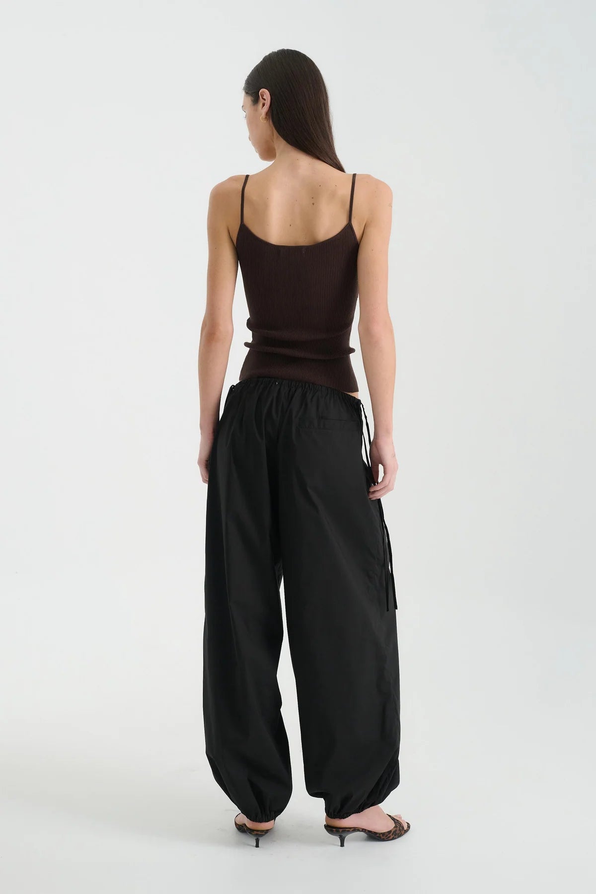 Arc Balloon Pants - Noir Rowie