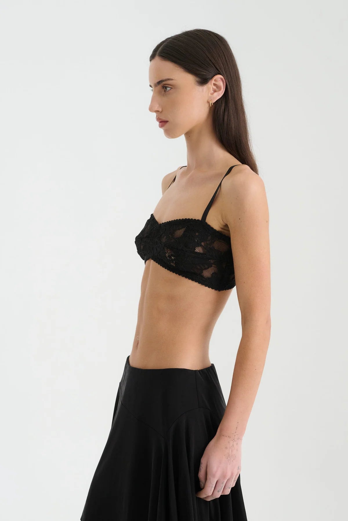 Bambi Lace Bralette - Noir Rowie