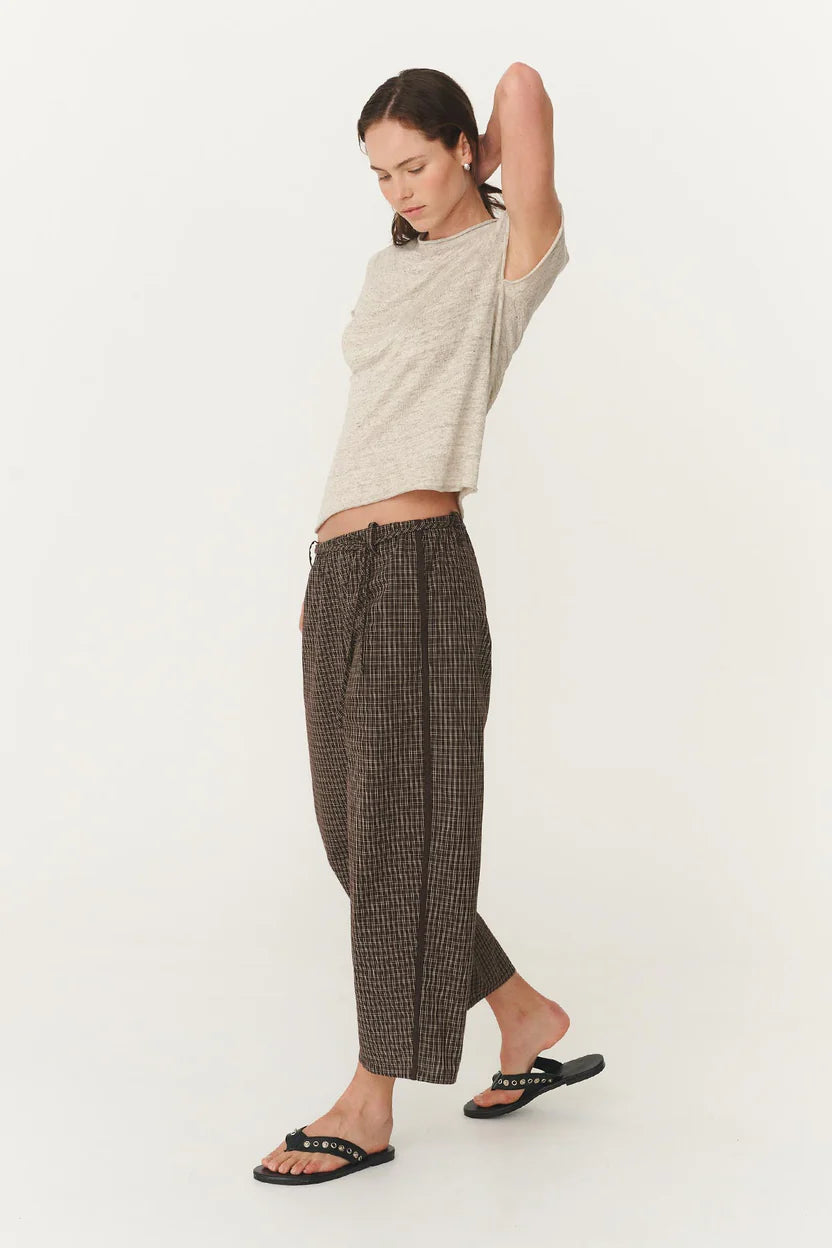 Gabe Lounge Pants - Cacao Check Rowie