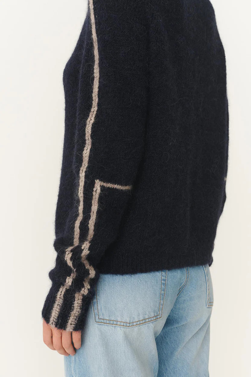Lara Knit Jumper - Midnight Rowie