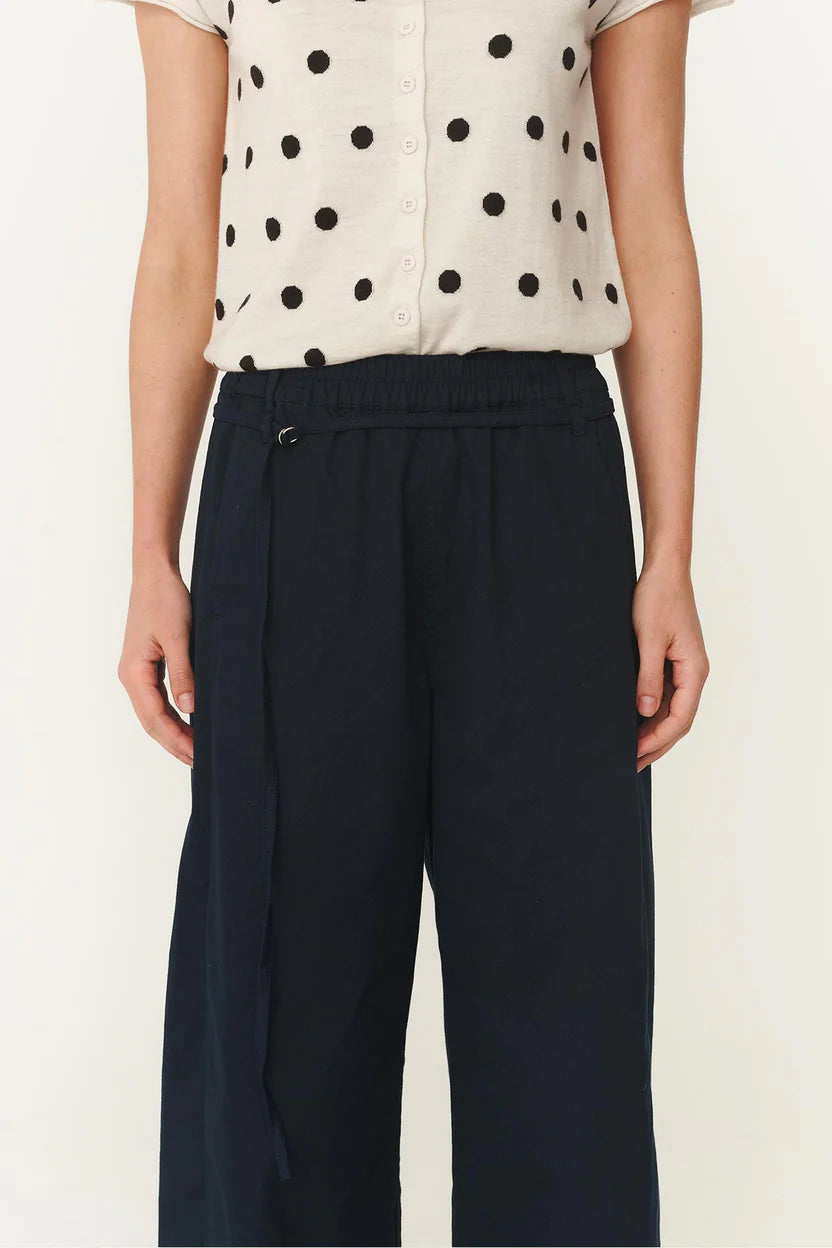 Maryanne Barrel Leg Pants - Ink Rowie