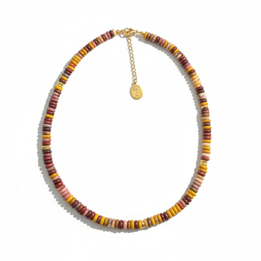 Mini Gemstone Necklace - Mookite Tania Claire