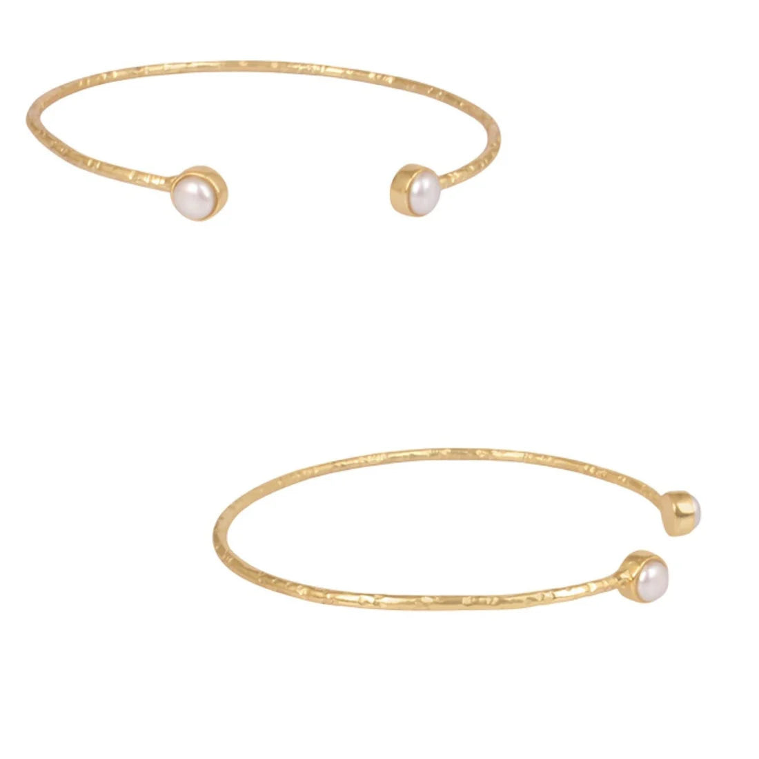 Astra Pearl Gold Cuff Tania Claire