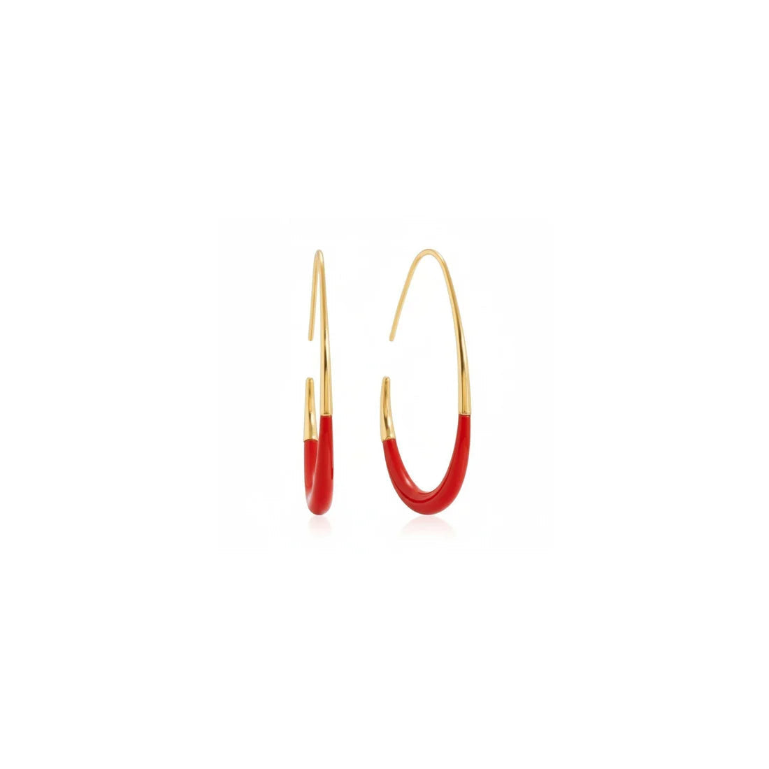 Terra Drop Enamel Earrings - Ember Tania Claire