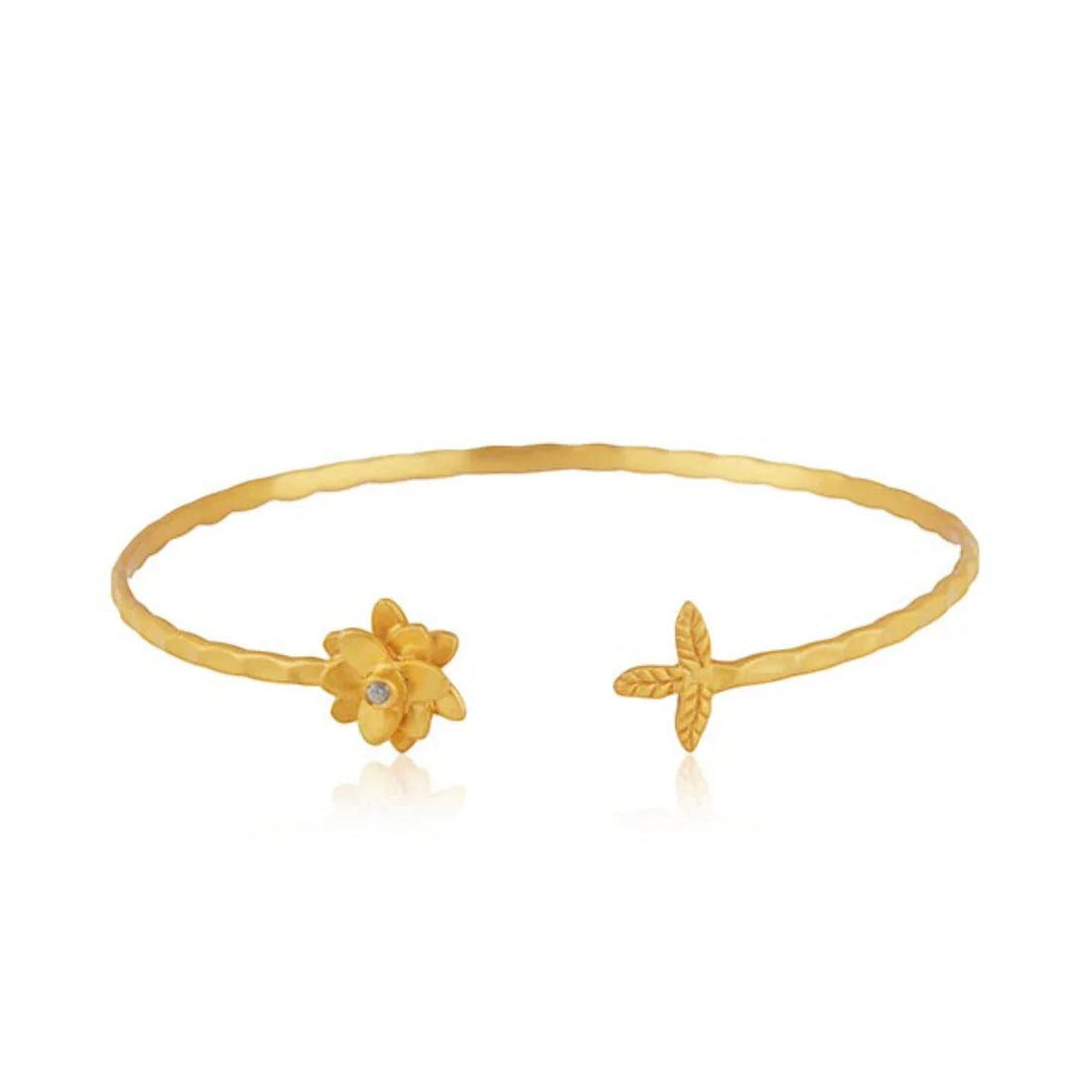 Petal Thorn Gold Cuff Tania Claire