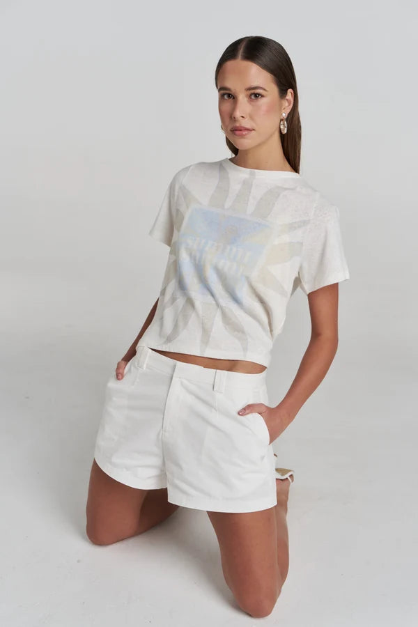Orchid Sun Tee - White Summi Summi