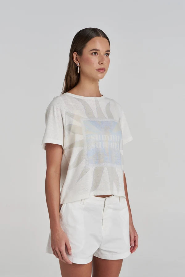 Orchid Sun Tee - White Summi Summi