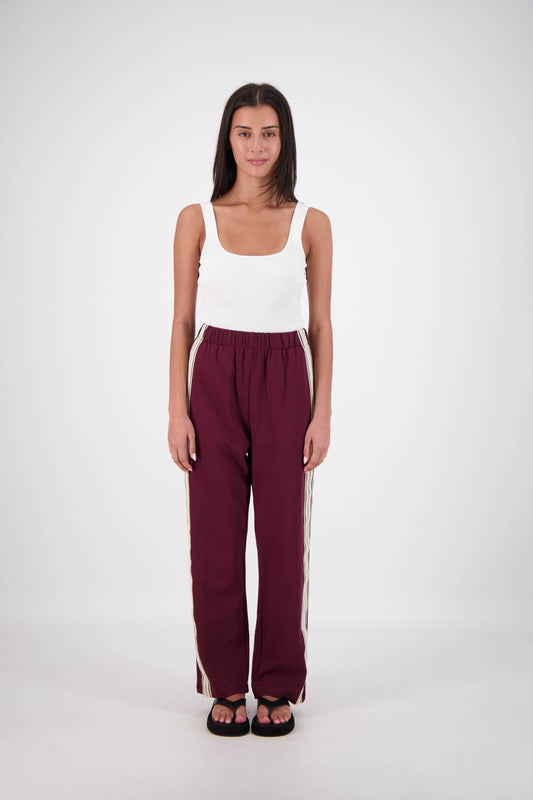 Panarea Trackpant - Plum Jasmine Alexa