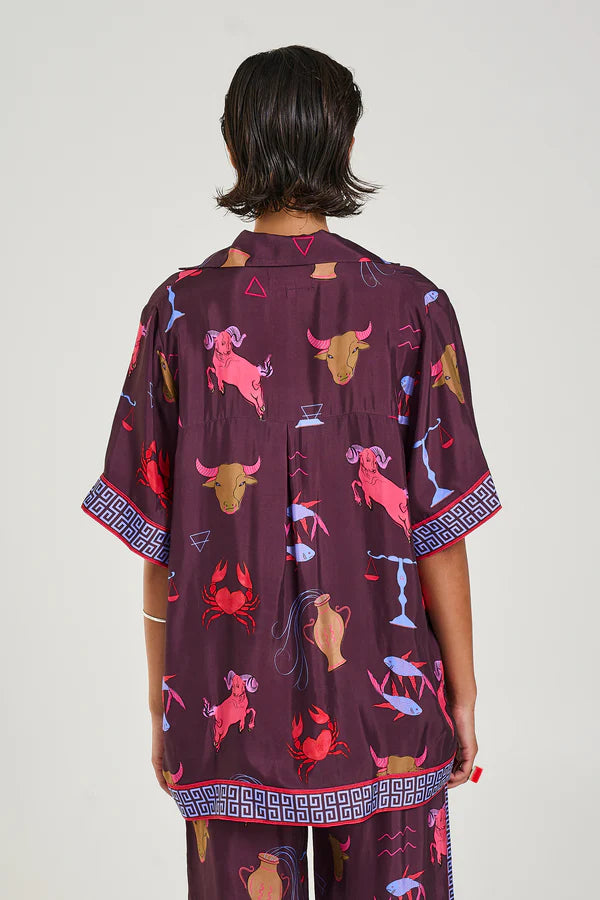 Button Up SS Shirt - Zodiac Summi Summi