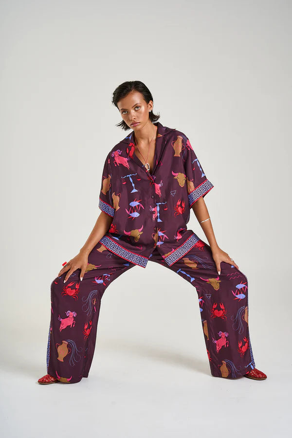Button Up SS Shirt - Zodiac Summi Summi