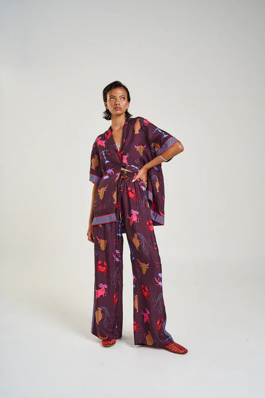 Button Up SS Shirt - Zodiac Summi Summi